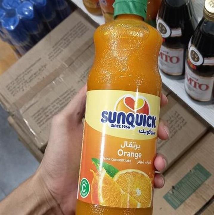 شربت سن کوئیک پرتقال 840میل اصل sun quick